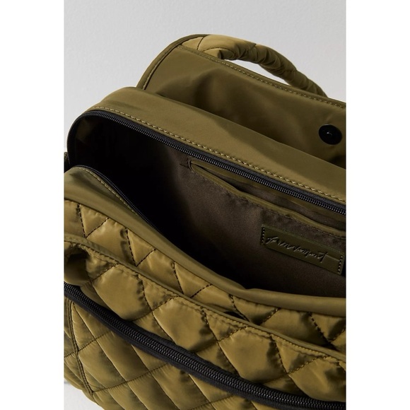 New Free People Movement Quilted Duffle Bag Tote in Green FP Movement - Picture 8 of 10